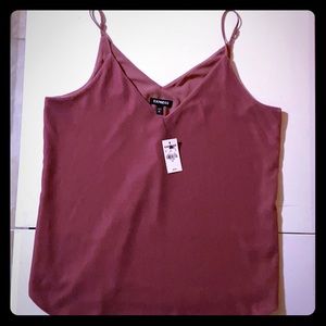 Express mauve velvet cami